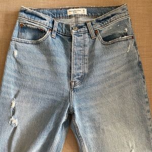 Abercrombie High Rise Dad Jeans